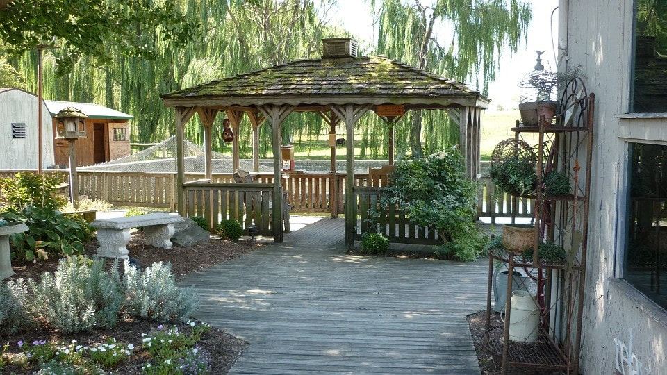 Patio shade sail for a backyard outdoor living space