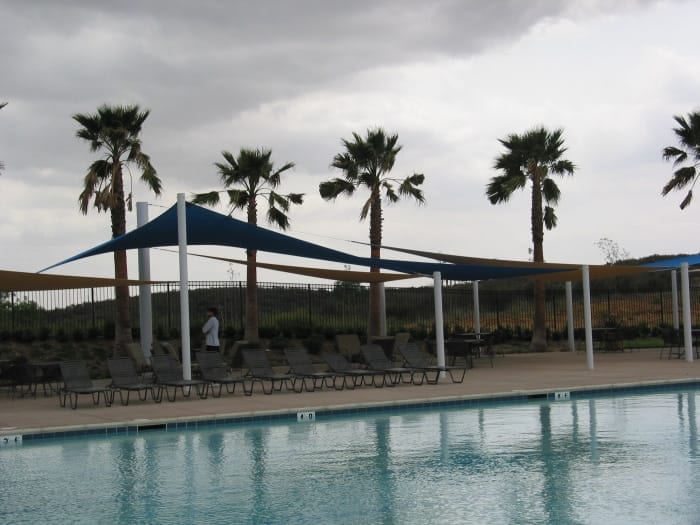 Real commercial shade sail structure photo 5 from Cali Shade Sails