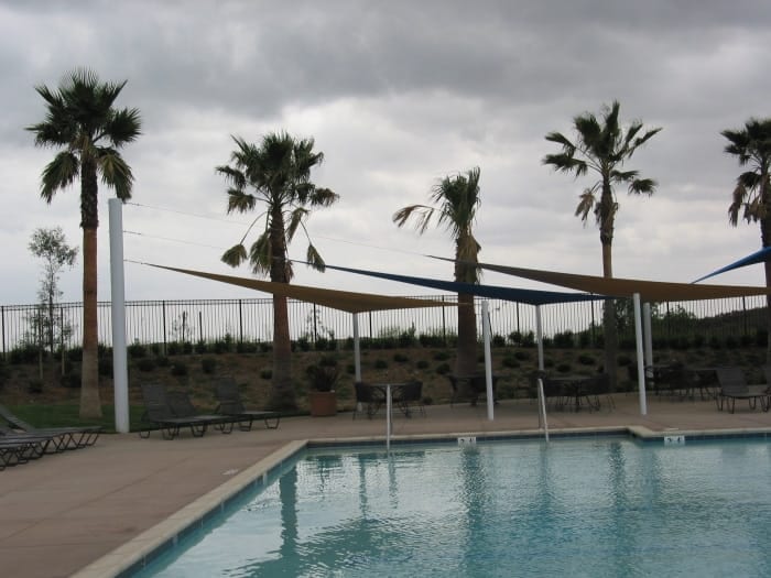 Real commercial shade sail structure photo 6 from Cali Shade Sails