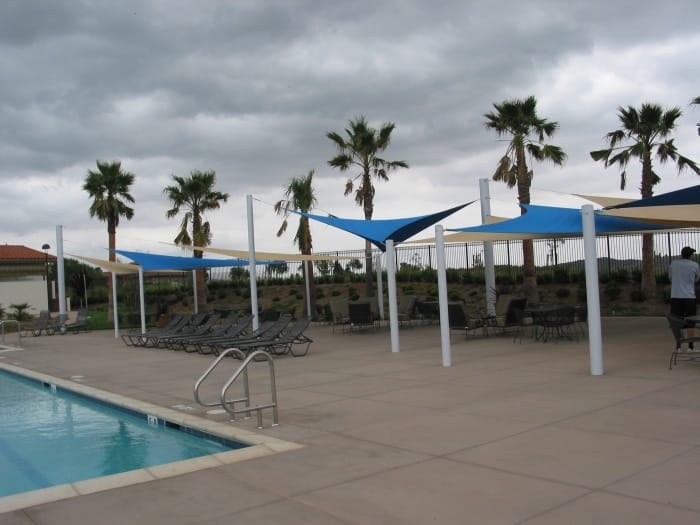 Real commercial shade sail structure photo 7 from Cali Shade Sails