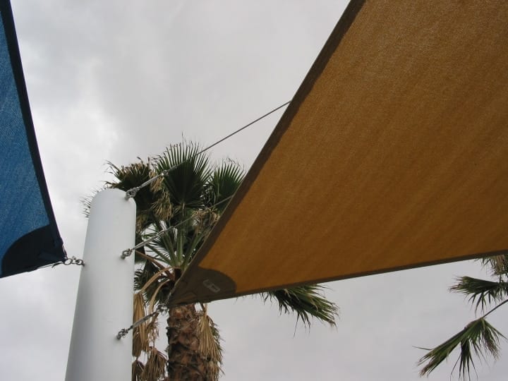 Real commercial shade sail structure photo 11 from Cali Shade Sails