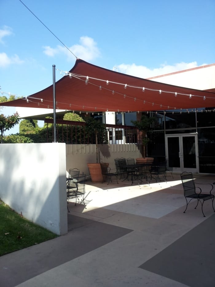 Real commercial shade sail structure photo 15 from Cali Shade Sails