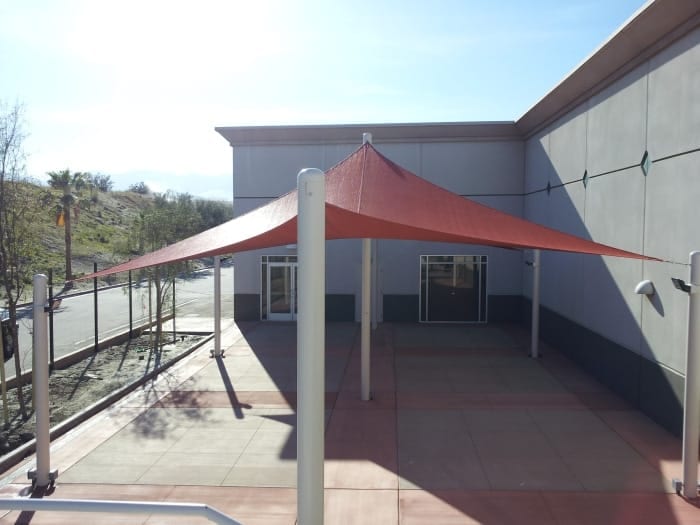 Real commercial shade sail structure photo 30 from Cali Shade Sails