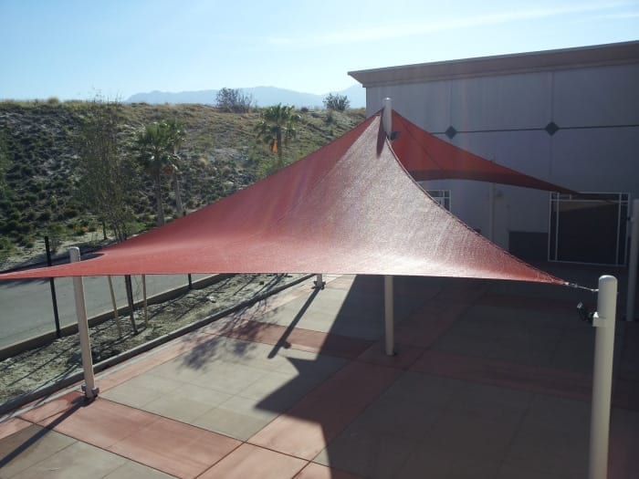 Real commercial shade sail structure photo 31 from Cali Shade Sails