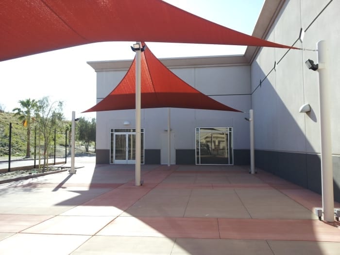 Real commercial shade sail structure photo 32 from Cali Shade Sails