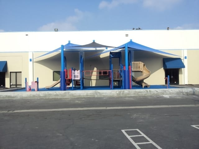 Real commercial shade sail structure photo 36 from Cali Shade Sails