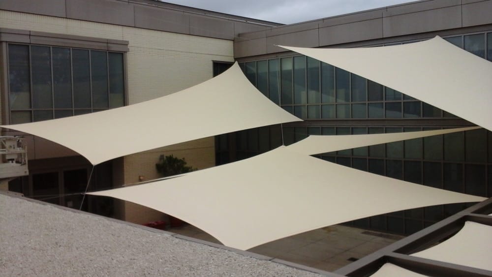 Real commercial shade sail structure photo 37 from Cali Shade Sails