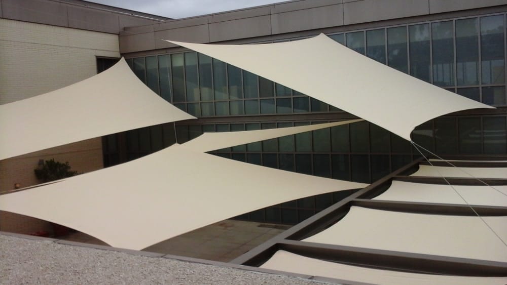Real commercial shade sail structure photo 38 from Cali Shade Sails