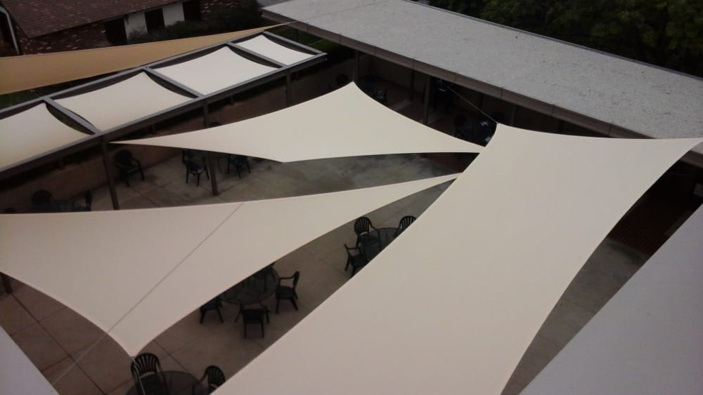 Real commercial shade sail structure photo 39 from Cali Shade Sails