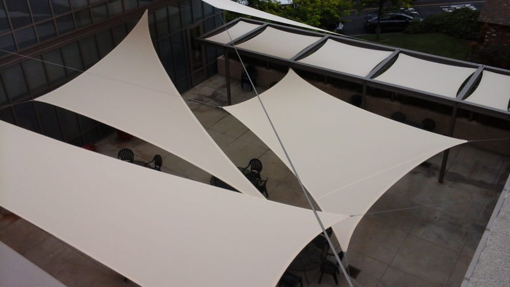 Real commercial shade sail structure photo 40 from Cali Shade Sails