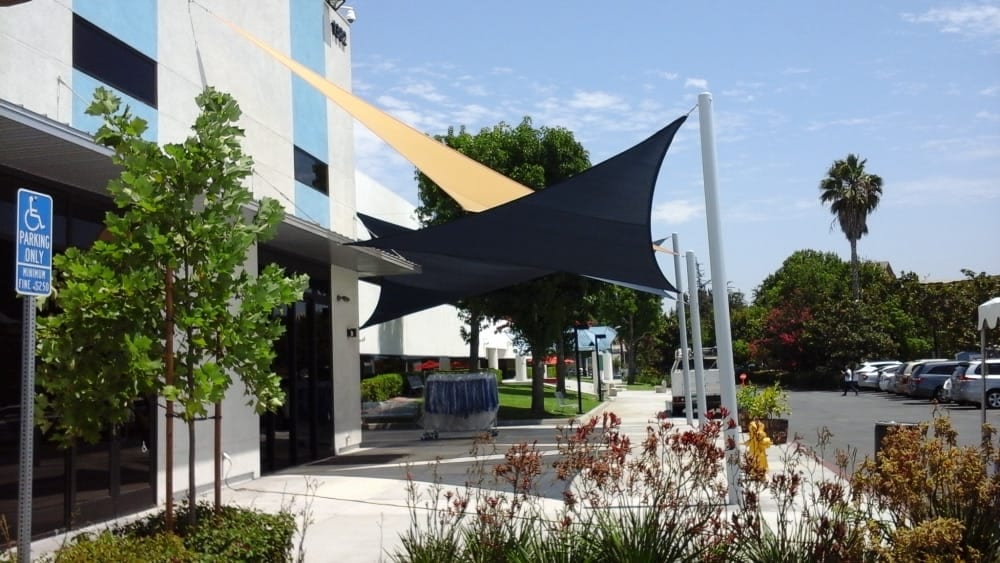 Real commercial shade sail structure photo 41 from Cali Shade Sails