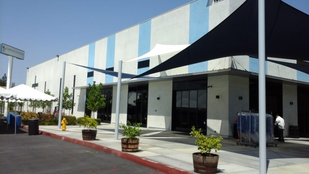 Real commercial shade sail structure photo 42 from Cali Shade Sails