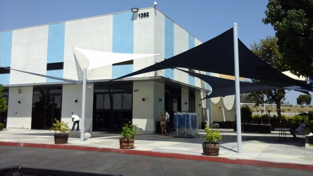 Real commercial shade sail structure photo 43 from Cali Shade Sails