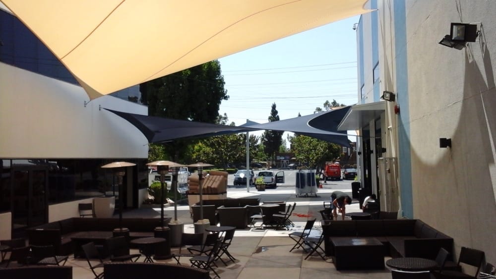 Real commercial shade sail structure photo 47 from Cali Shade Sails