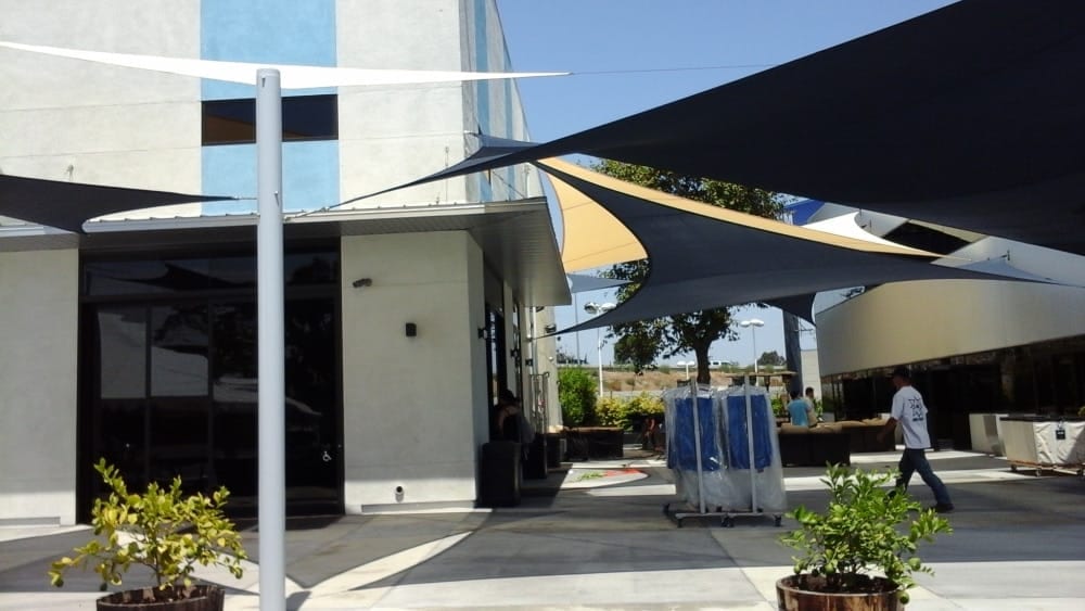 Real commercial shade sail structure photo 49 from Cali Shade Sails