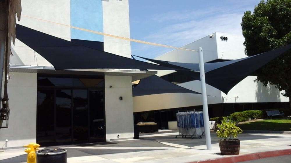 Real commercial shade sail structure photo 50 from Cali Shade Sails