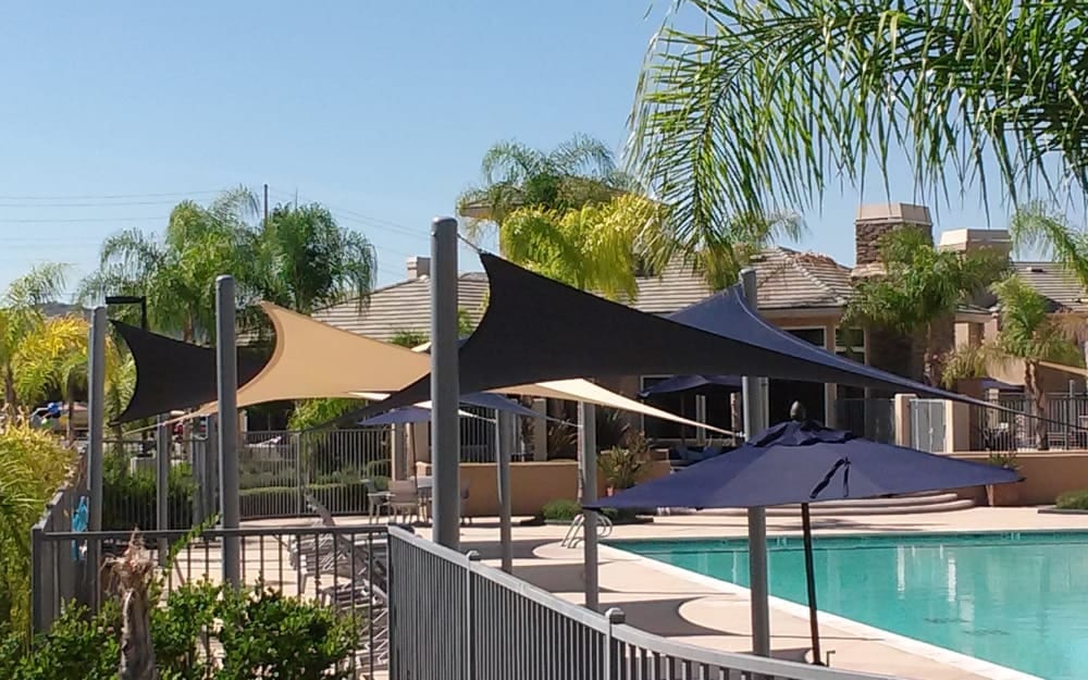 Real commercial shade sail structure photo 55 from Cali Shade Sails