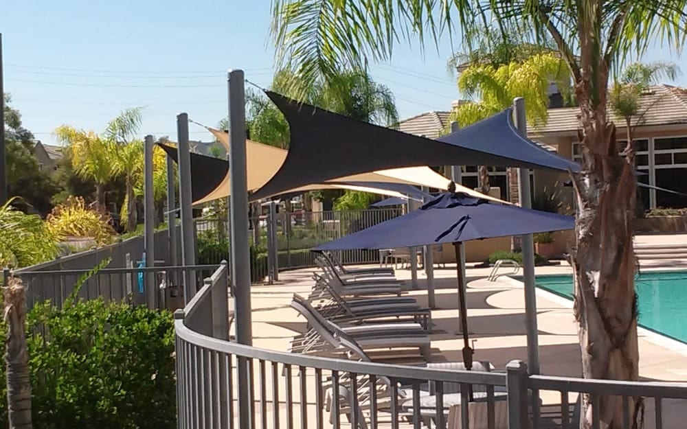 Real commercial shade sail structure photo 56 from Cali Shade Sails