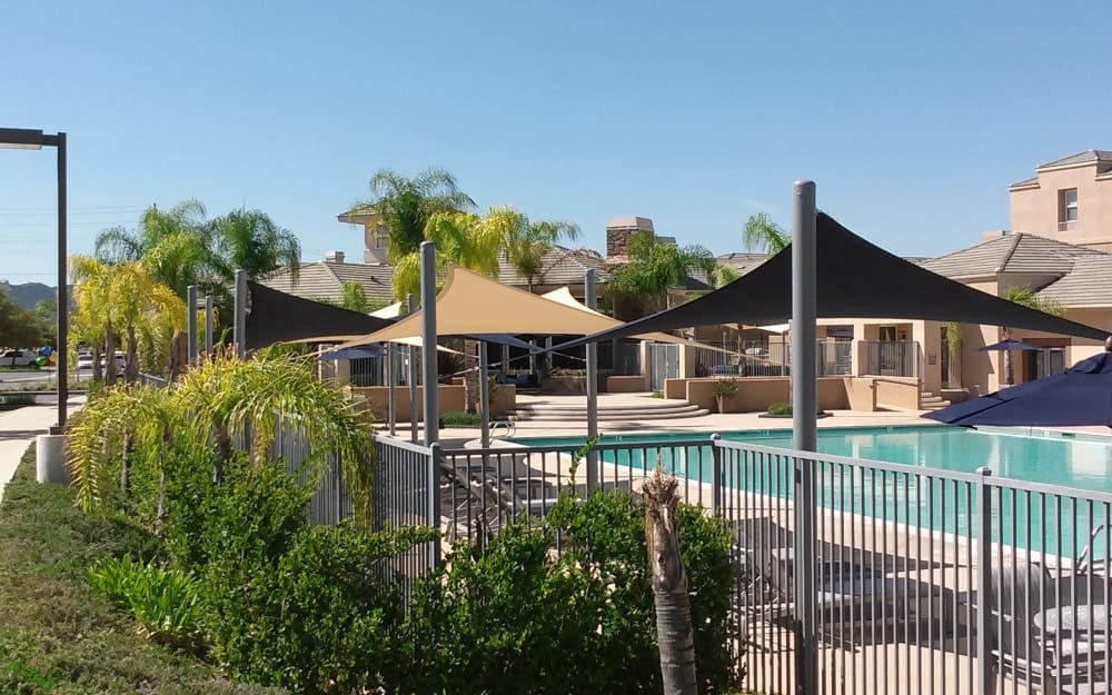 Real commercial shade sail structure photo 59 from Cali Shade Sails
