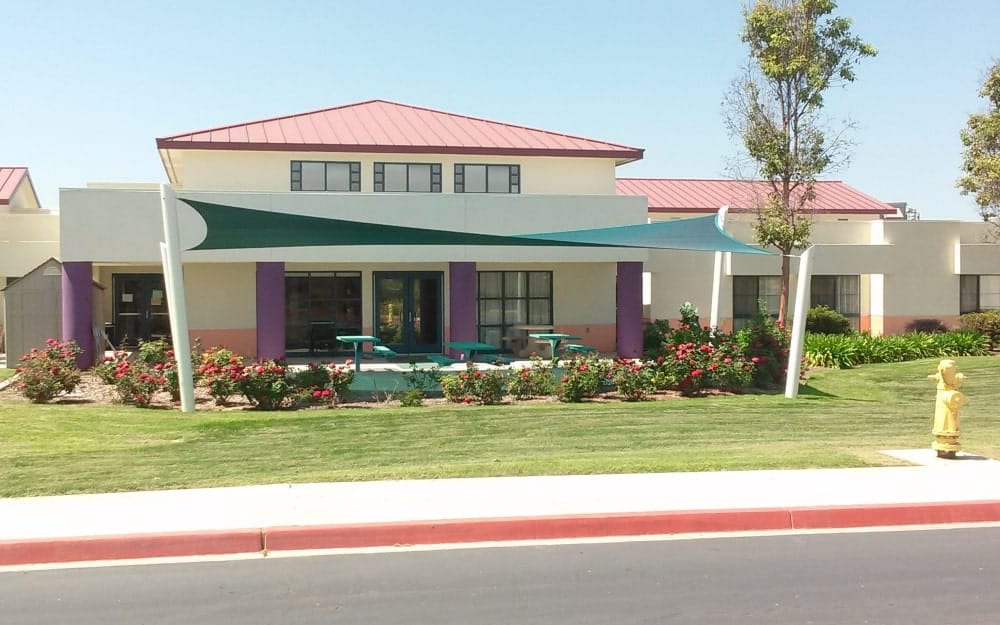 Real shade sail service area project in Los Angeles County