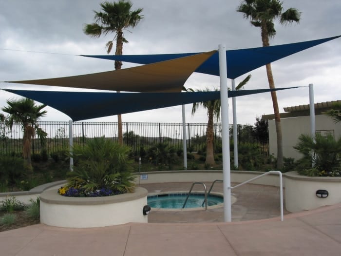 Real commercial shade sail structure photo 70 from Cali Shade Sails