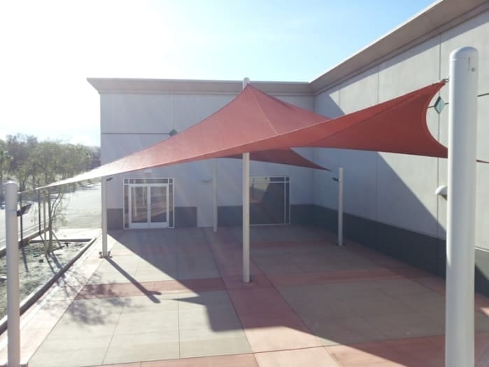 Real commercial shade sail structure photo 71 from Cali Shade Sails