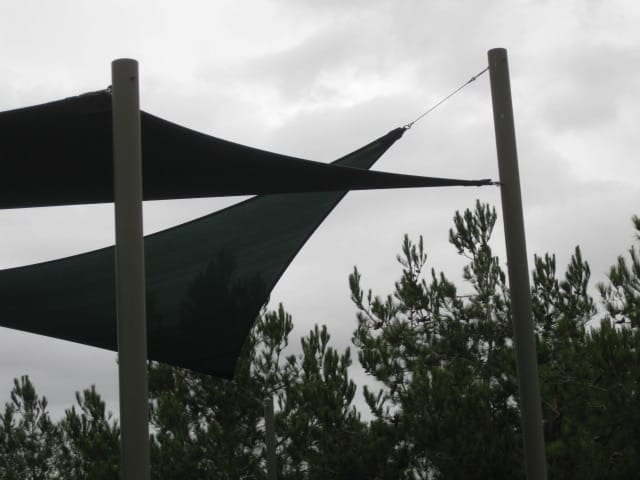 Real commercial shade sail structure photo 75 from Cali Shade Sails