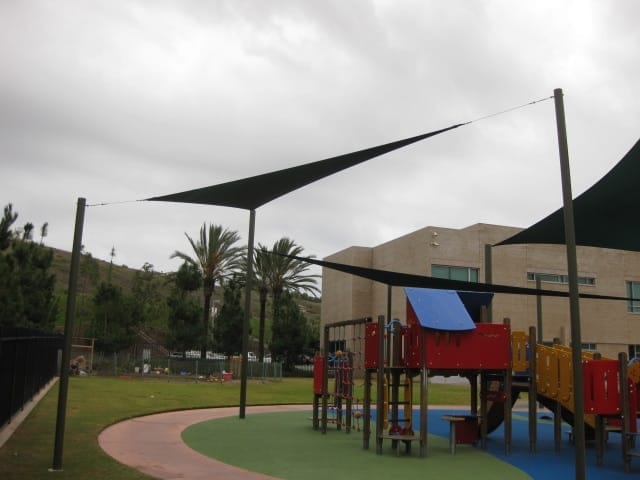 Real commercial shade sail structure photo 77 from Cali Shade Sails