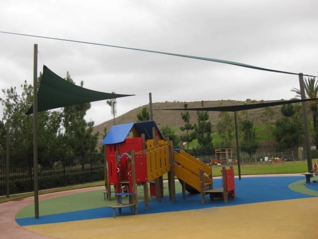Real commercial shade sail structure photo 79 from Cali Shade Sails