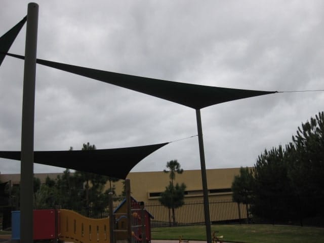 Real commercial shade sail structure photo 81 from Cali Shade Sails