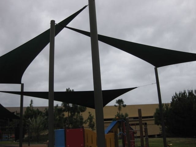 Real commercial shade sail structure photo 83 from Cali Shade Sails