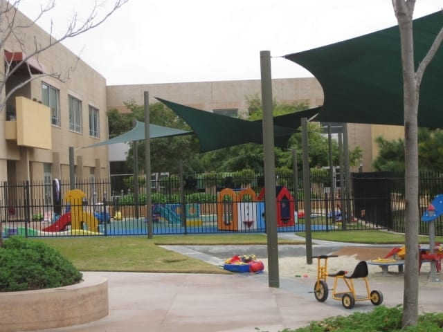 Real commercial shade sail structure photo 85 from Cali Shade Sails