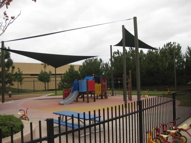 Real commercial shade sail structure photo 87 from Cali Shade Sails