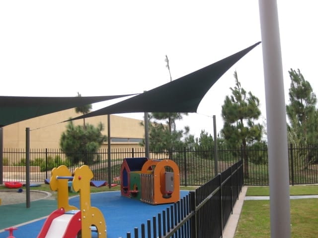 Real commercial shade sail structure photo 92 from Cali Shade Sails