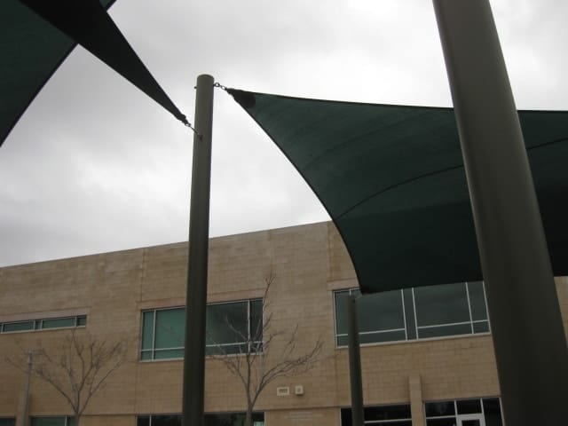Real commercial shade sail structure photo 95 from Cali Shade Sails