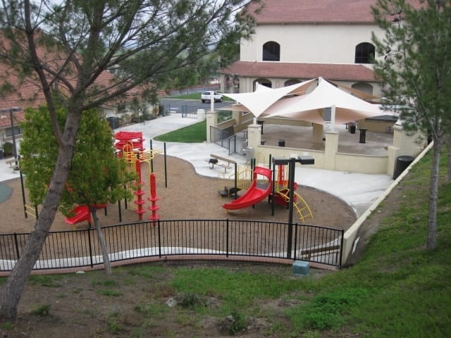 Real commercial shade sail structure photo 111 from Cali Shade Sails