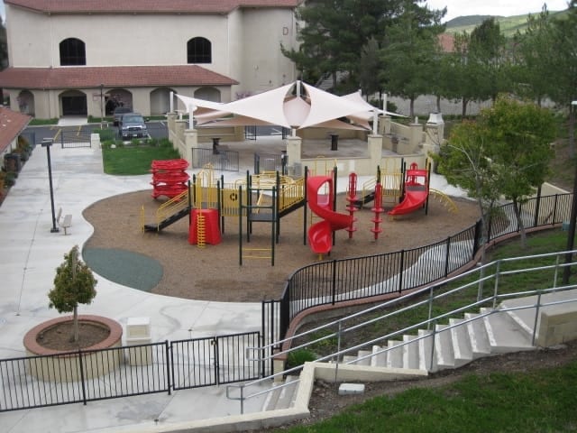 Real commercial shade sail structure photo 113 from Cali Shade Sails