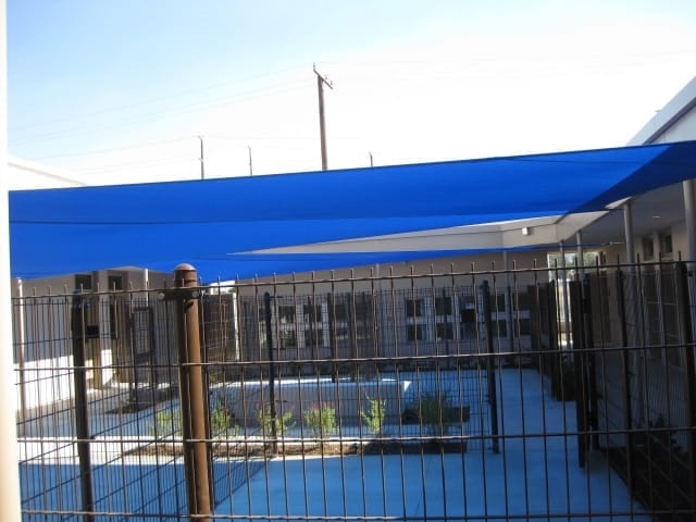 Real commercial shade sail structure photo 130 from Cali Shade Sails