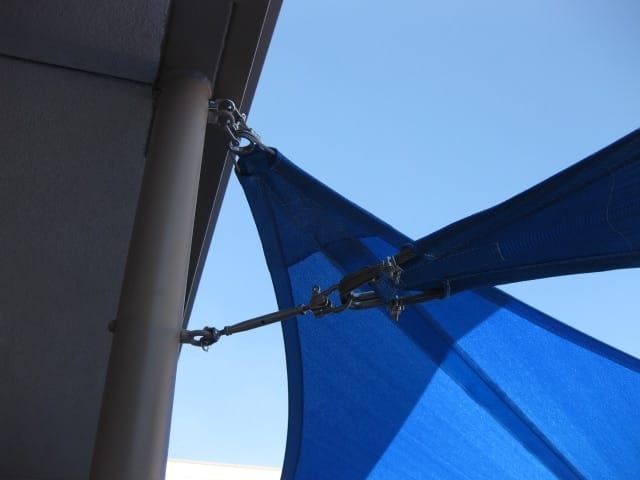 Real commercial shade sail structure photo 131 from Cali Shade Sails