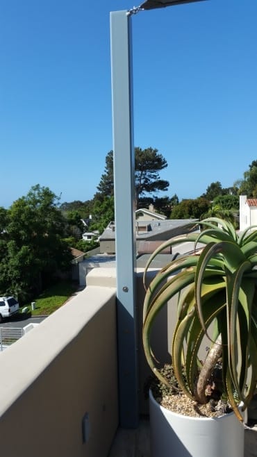 Real residential shade sail installation photo 36 from Cali Shade Sails