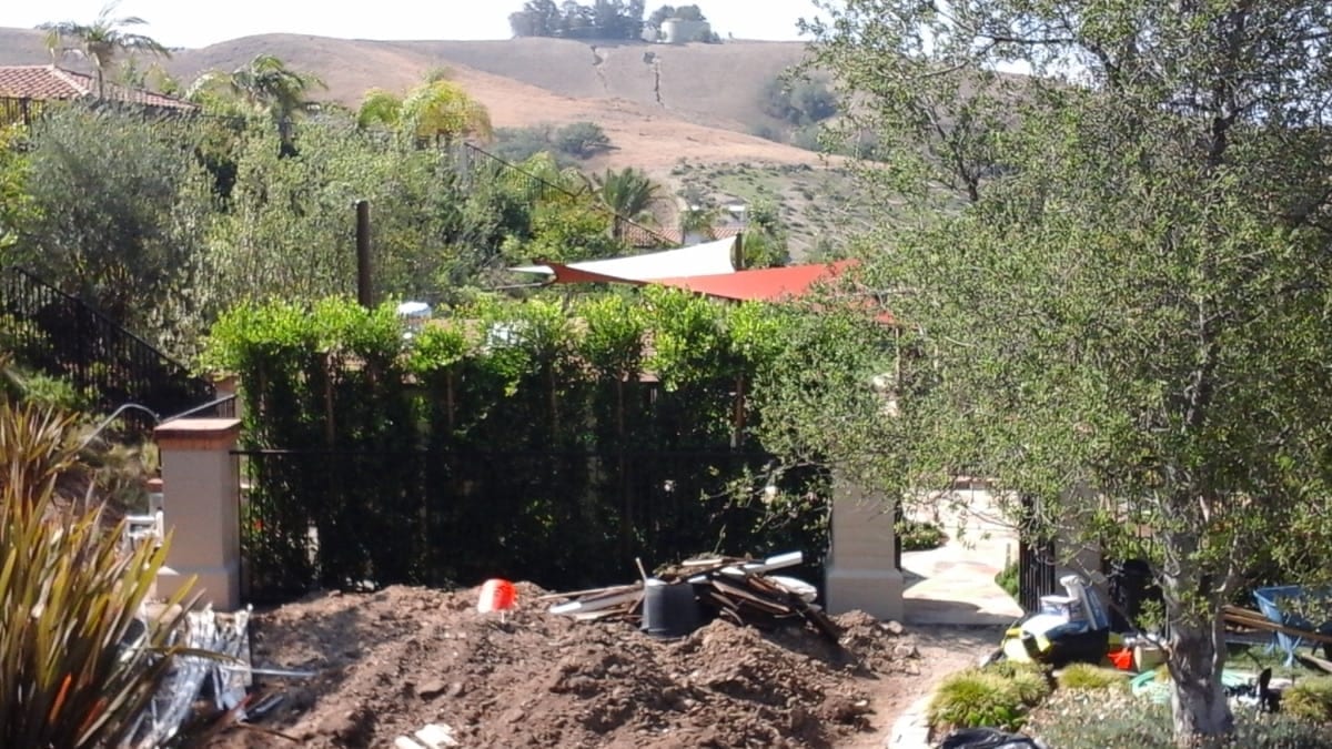 Real residential shade sail installation photo 47 from Cali Shade Sails