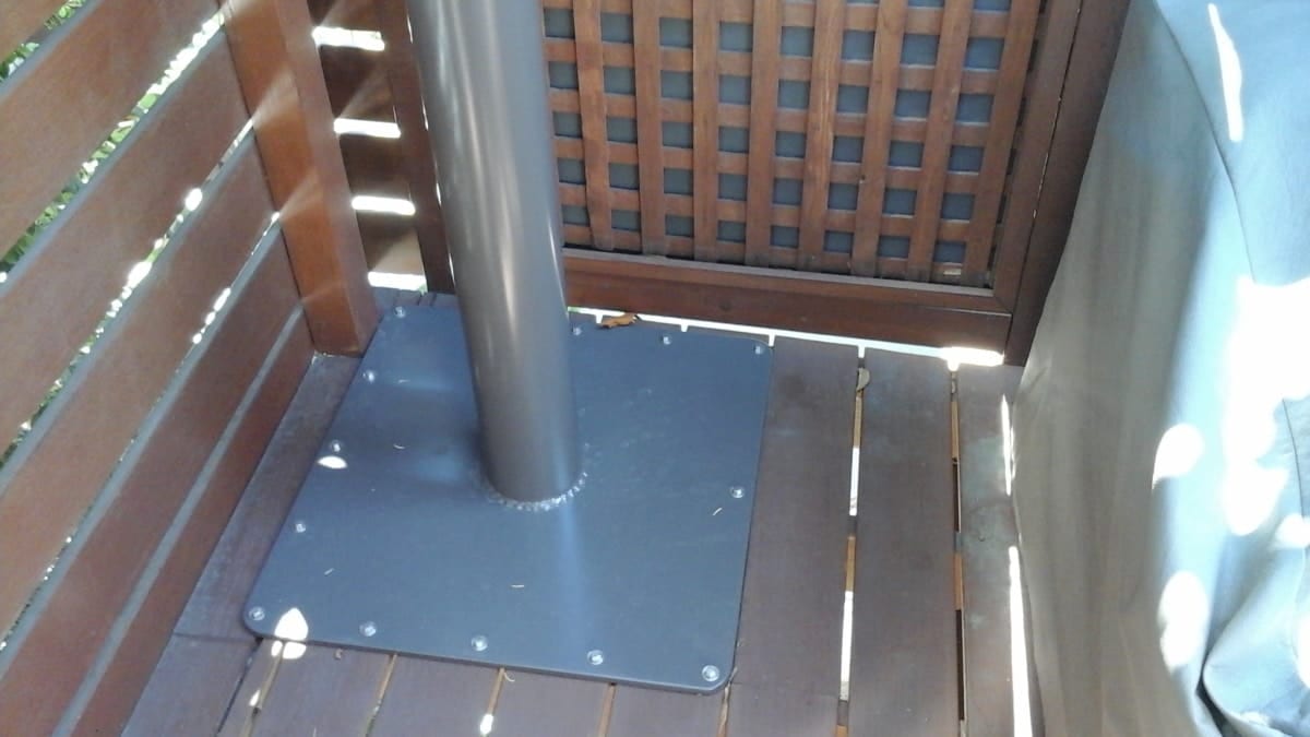 Real residential shade sail installation photo 65 from Cali Shade Sails